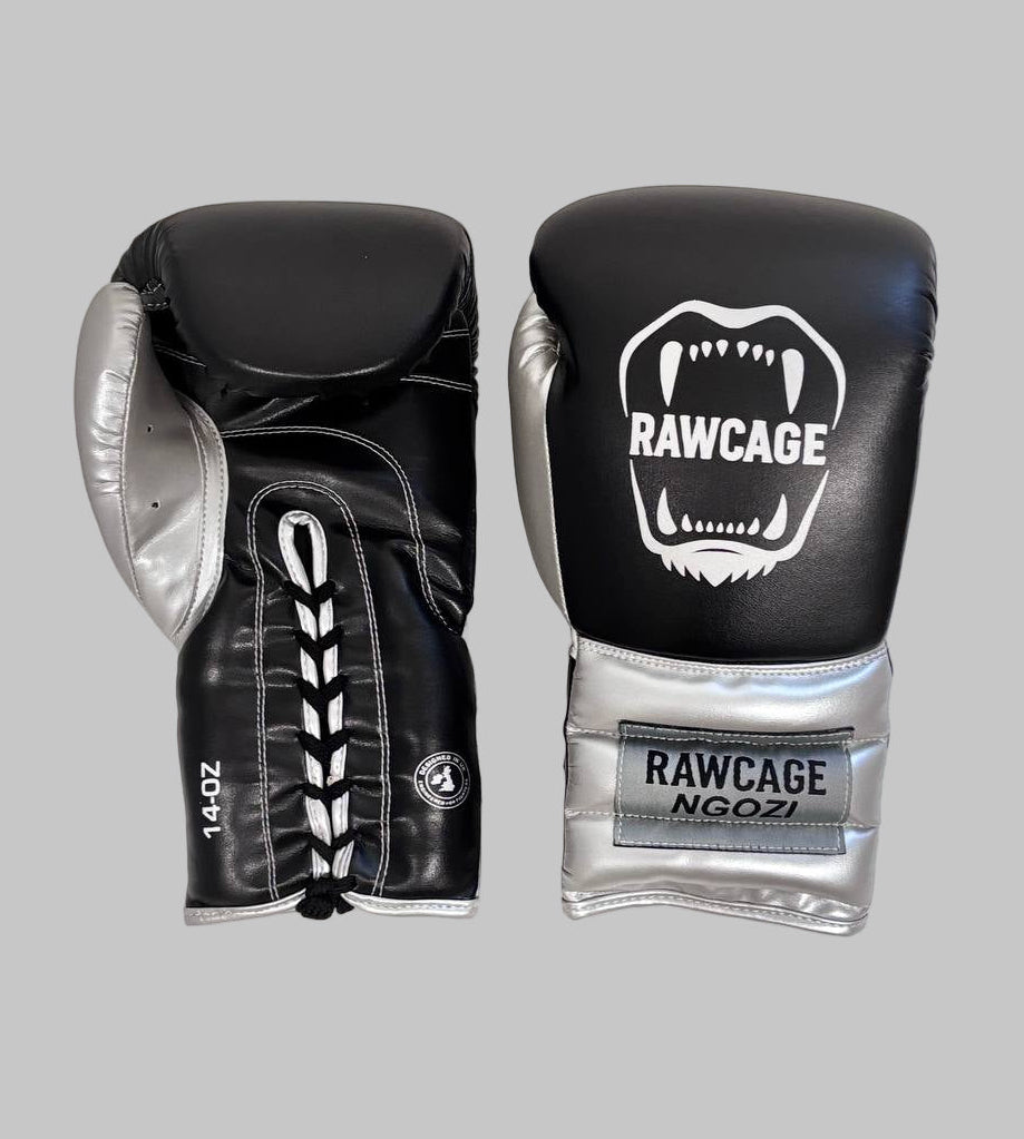 RAWCAGE NGOZI LACE SPARRING BOXING GLOVES