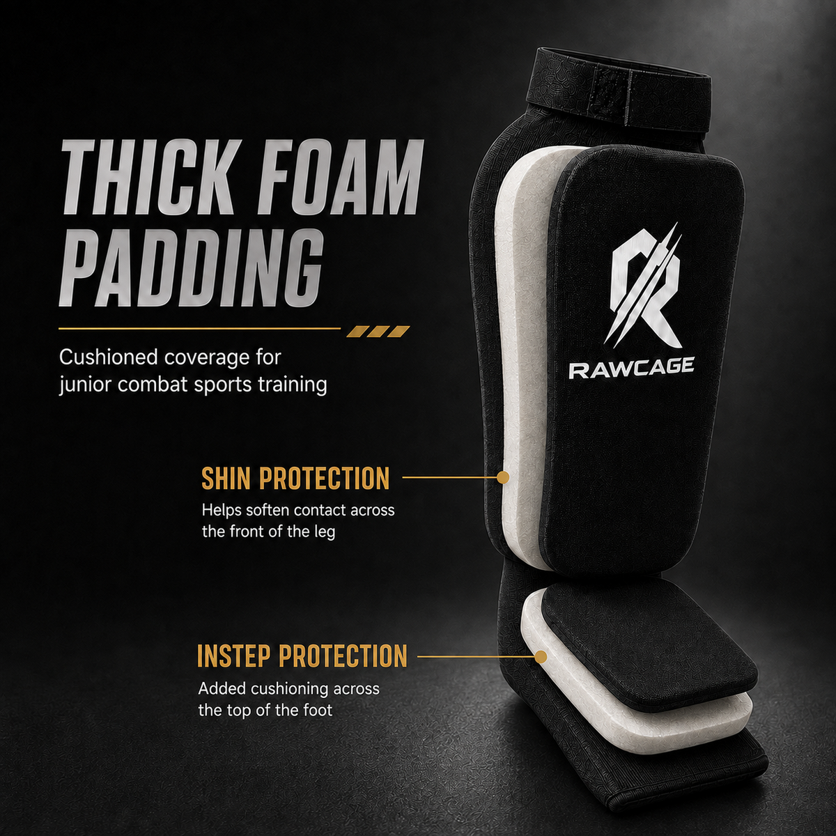RAWCAGE CORESHIN V2 JUNIOR SHINGUARDS