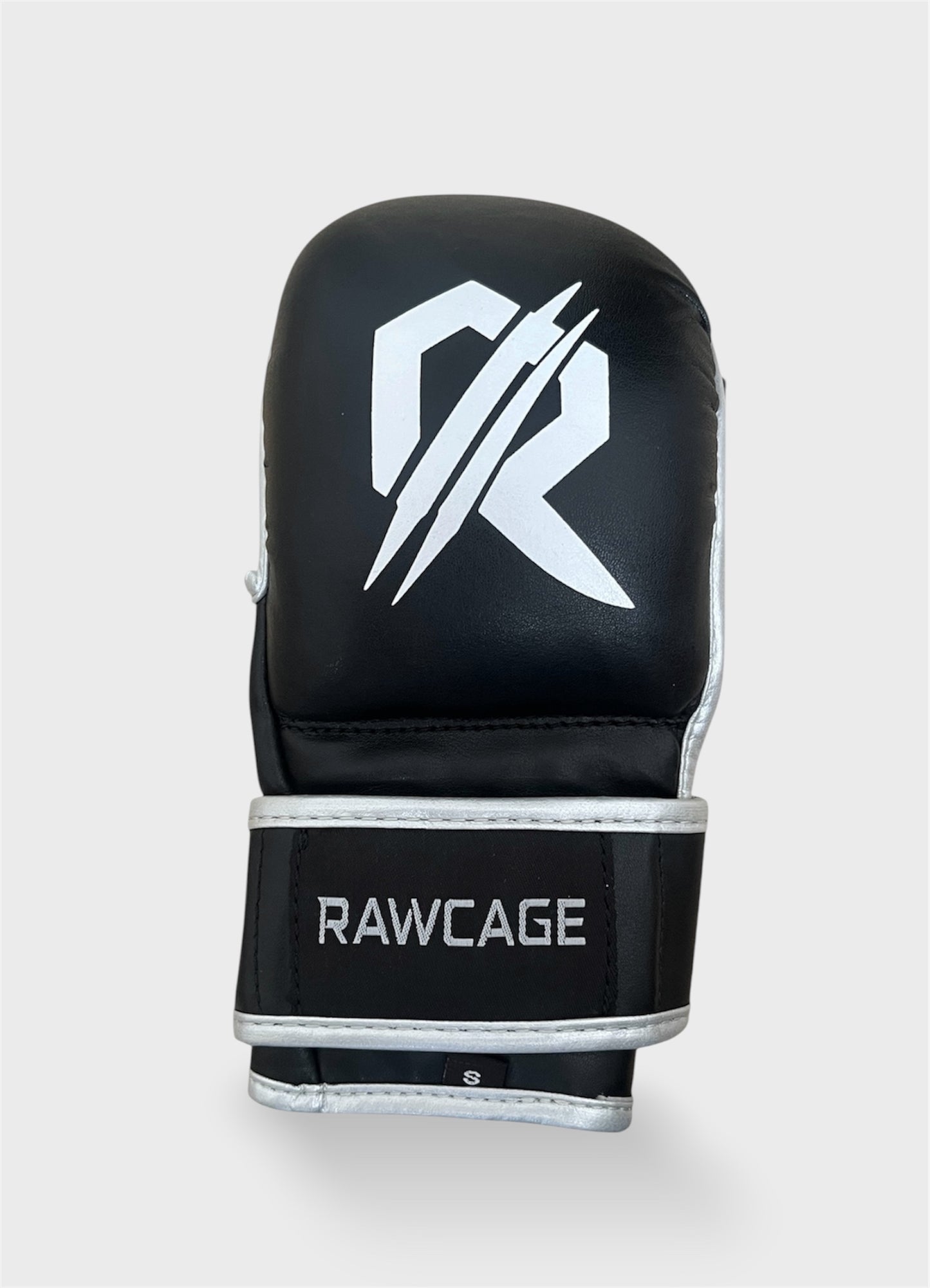 RAWCAGE RISE MMA SPARRING GLOVES BLACK/WHITE