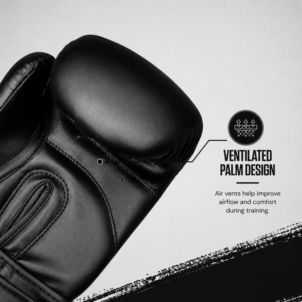 RAWCAGE IGNITE TRAINING BOXING GLOVES BLACK/WHITE