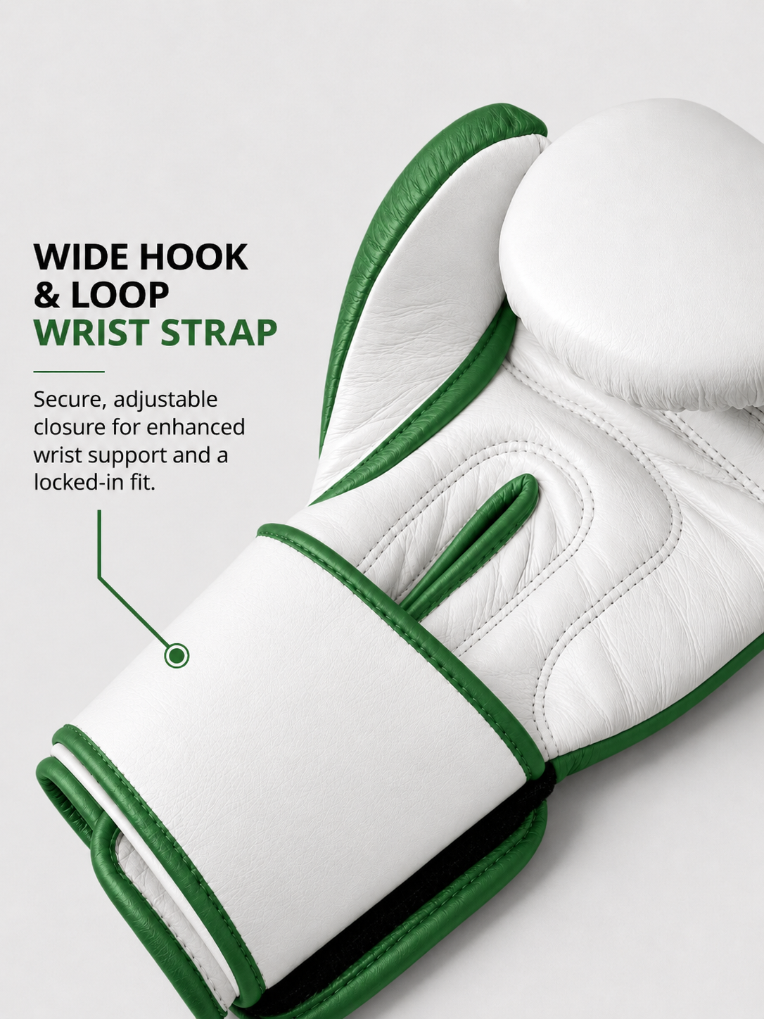 RAWCAGE EMERALD ICE MAKARI COWHIDE LEATHER BOXING GLOVES