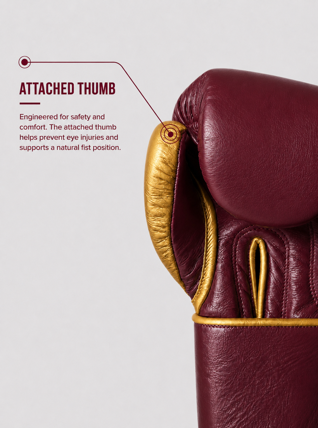 RAWCAGE ROYAL MAROON MAKARI COWHIDE BOXING LEATHER GLOVES
