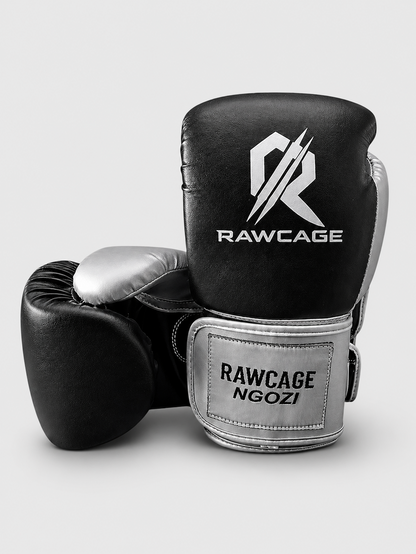 RAWCAGE BLACK NGOZI SPARRING BOXING GLOVES