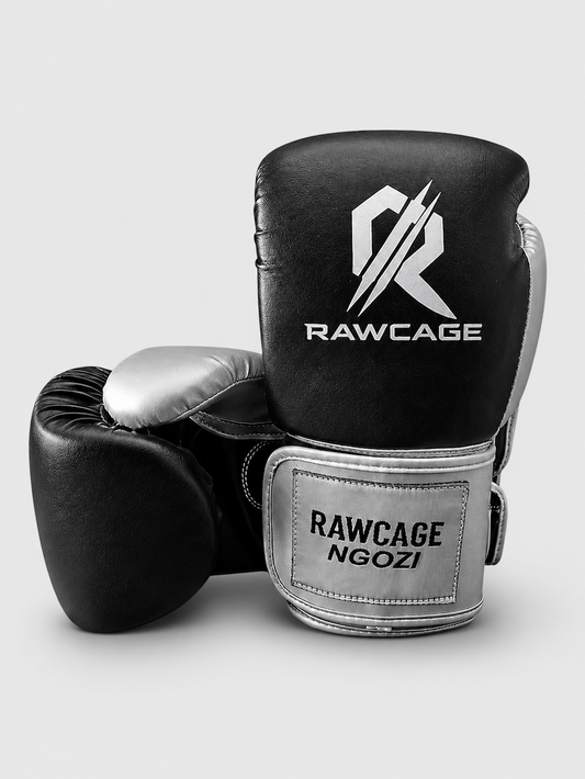 RAWCAGE BLACK NGOZI SPARRING BOXING GLOVES