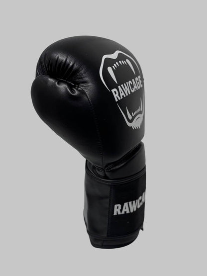 RAWCAGE IGNITE TRAINING BOXING GLOVES BLACK/WHITE
