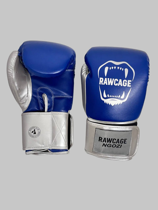 RAWCAGE BLUE NGOZI SPARRING BOXING GLOVES