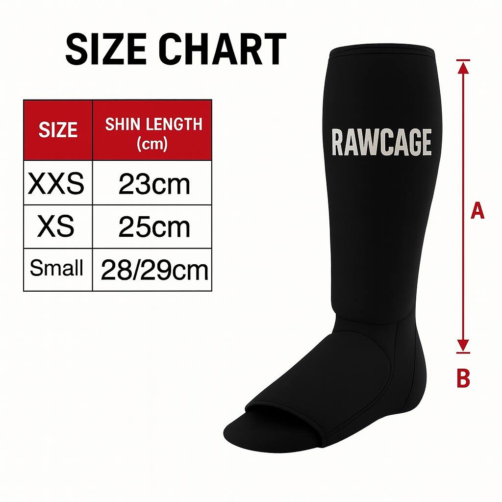 RAWCAGE CORESHIN JUNIOR SHINGUARDS