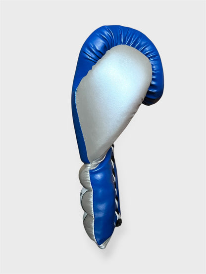 RAWCAGE BLUE NGOZI LACE SPARRING BOXING GLOVES