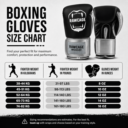 RAWCAGE NGOZI SPARRING BOXING GLOVES