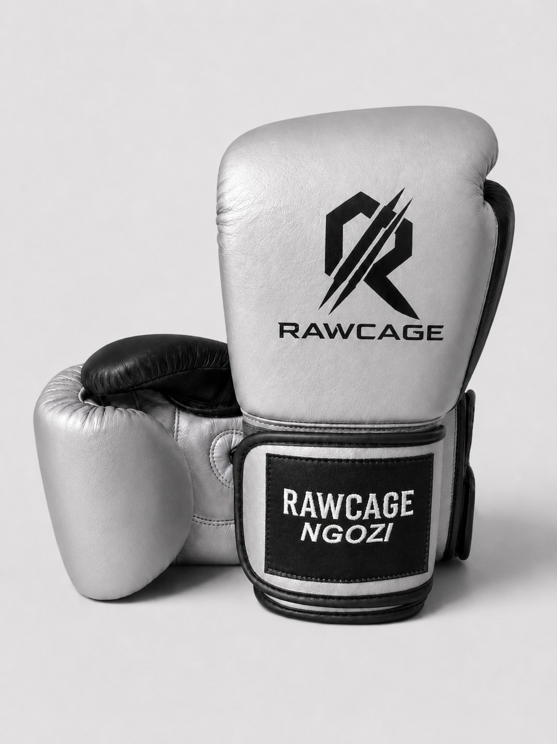 RAWCAGE SILVER NGOZI SPARRING BOXING GLOVES